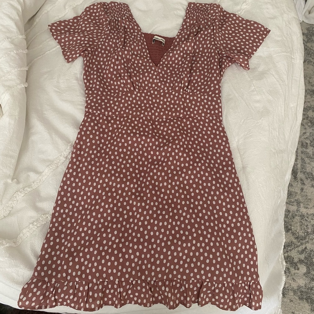 Abercrombie and fitch polka dot dress
